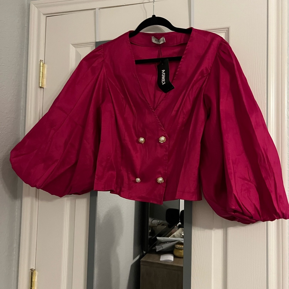 NWT CROPPED JACKET Double breasted.